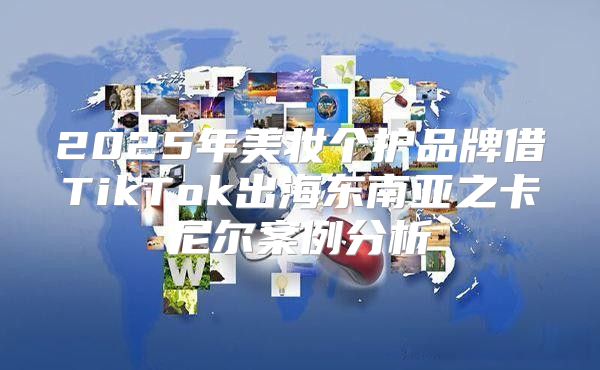 2025年美妆个护品牌借TikTok出海东南亚之卡尼尔案例分析