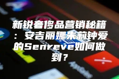 新锐奢侈品营销秘籍：安吉丽娜朱莉钟爱的Senreve如何做到？