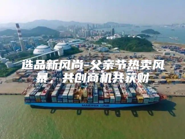 选品新风尚-父亲节热卖风暴，共创商机共获财