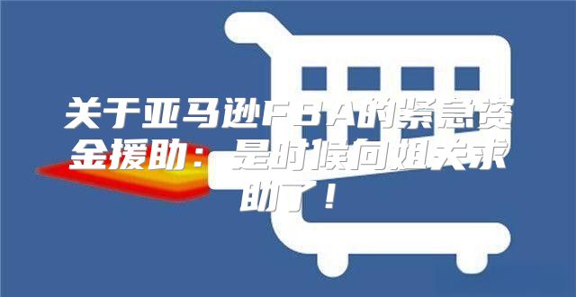 关于亚马逊FBA的紧急资金援助：是时候向姐夫求助了！