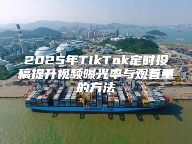 2025年TikTok定时投稿提升视频曝光率与观看量的方法