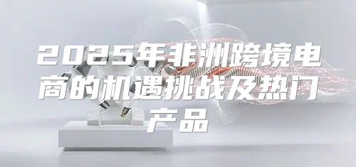 2025年非洲跨境电商的机遇挑战及热门产品