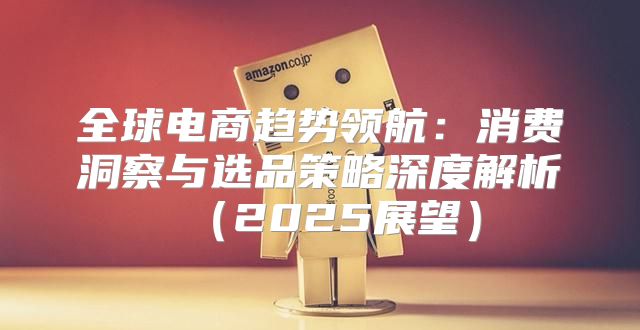 全球电商趋势领航：消费洞察与选品策略深度解析2025展望