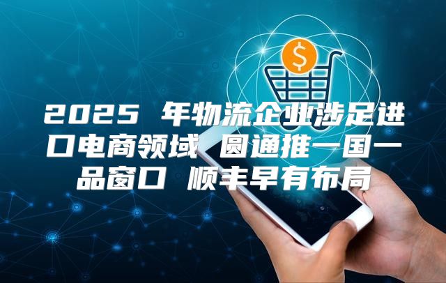 2025 年物流企业涉足进口电商领域 圆通推一国一品窗口 顺丰早有布局