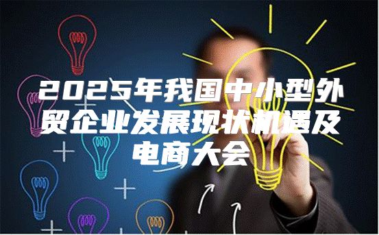 2025年我国中小型外贸企业发展现状机遇及电商大会