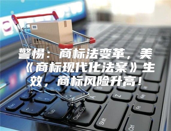 警惕：商标法变革，美商标现代化法案生效，商标风险升高！