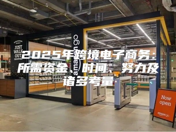 2025年跨境电子商务：所需资金、时间、努力及诸多考量