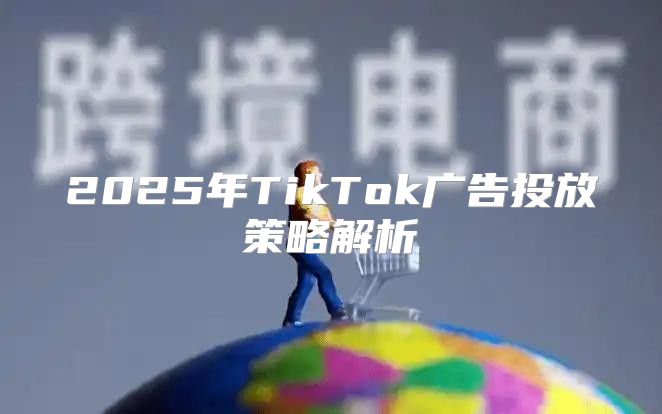 2025年TikTok广告投放策略解析