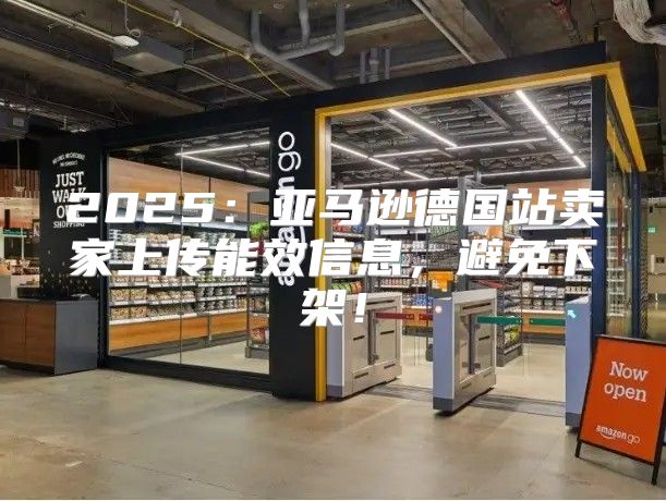 2025亚马逊德国站卖家上传能效信息，避免下架！