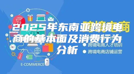 2025年东南亚跨境电商的基本面及消费行为分析