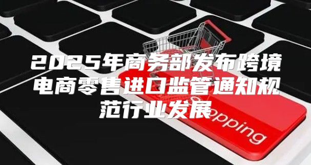2025年商务部发布跨境电商零售进口监管通知规范行业发展
