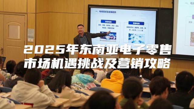 2025年东南亚电子零售市场机遇挑战及营销攻略
