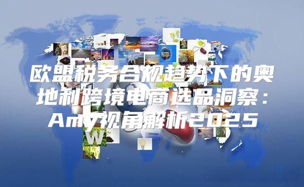 欧盟税务合规趋势下的奥地利跨境电商选品洞察：Amy视角解析2025