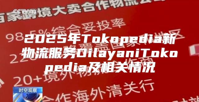 2025年Tokopedia新物流服务DilayaniTokopedia及相关情况