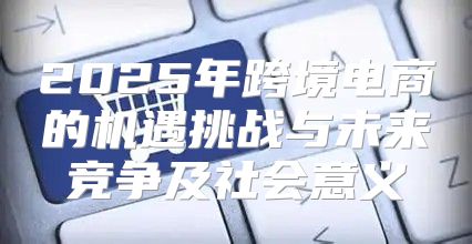 2025年跨境电商的机遇挑战与未来竞争及社会意义