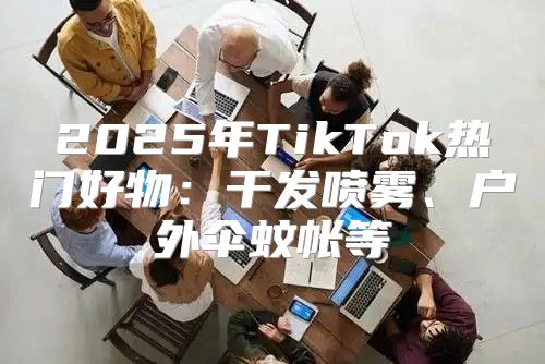 2025年TikTok热门好物：干发喷雾、户外伞蚊帐等