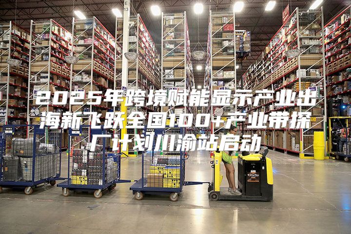 2025年跨境赋能显示产业出海新飞跃全国100+产业带探厂计划川渝站启动