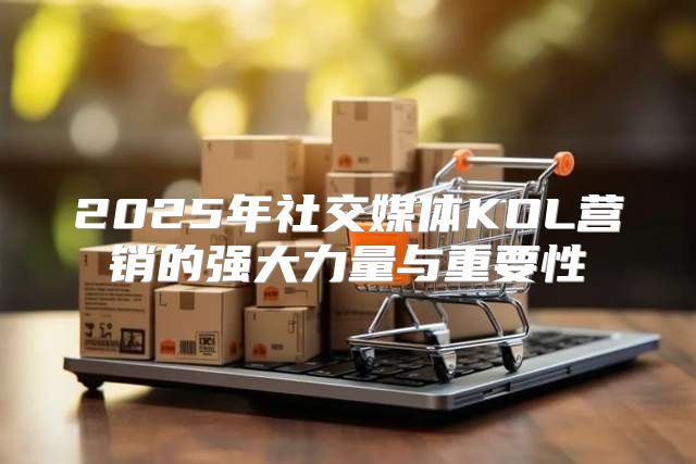 2025年社交媒体KOL营销的强大力量与重要性