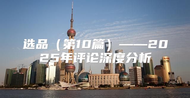 选品第10篇——2025年评论深度分析
