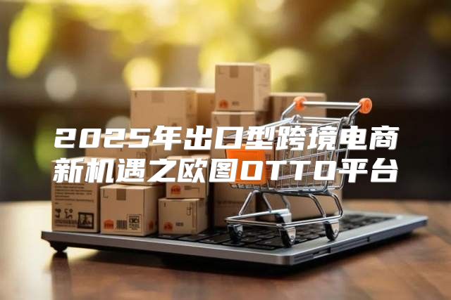 2025年出口型跨境电商新机遇之欧图OTTO平台