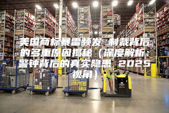 美国商标暴雷频发 制裁背后的多重原因揭秘深度解析：警钟背后的真实隐患 2025视角