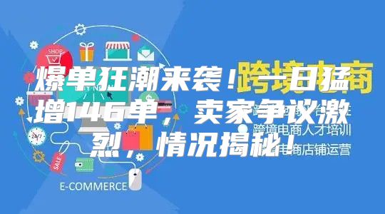 爆单狂潮来袭！一日猛增146单，卖家争议激烈，情况揭秘！