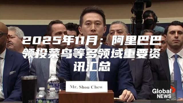 2025年11月：阿里巴巴领投菜鸟等多领域重要资讯汇总