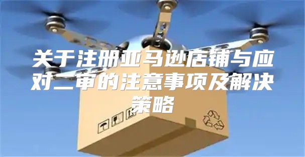 关于注册亚马逊店铺与应对二审的注意事项及解决策略