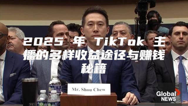 2025 年 TikTok 主播的多样收益途径与赚钱秘籍
