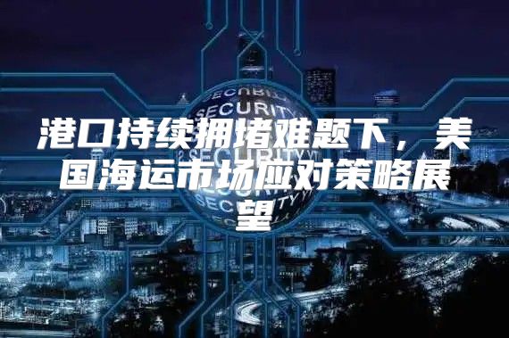 港口持续拥堵难题下，美国海运市场应对策略展望