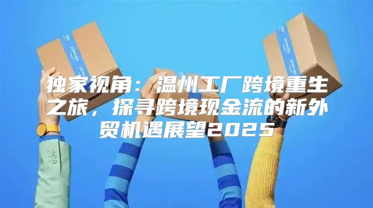 独家视角：温州工厂跨境重生之旅，探寻跨境现金流的新外贸机遇展望2025