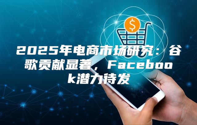 2025年电商市场研究：谷歌贡献显著，Facebook潜力待发