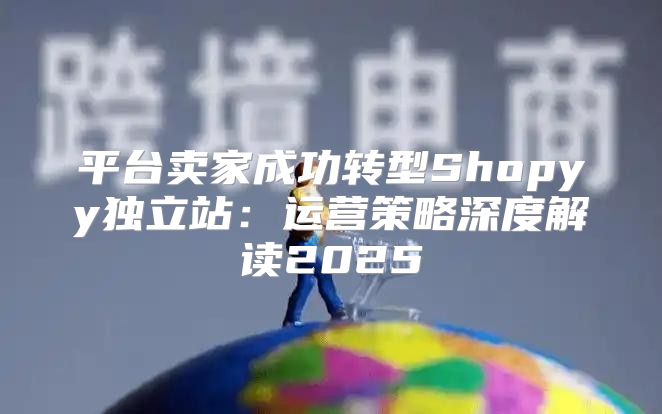 平台卖家成功转型Shopyy独立站：运营策略深度解读2025