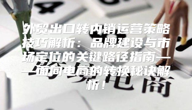 外贸出口转内销运营策略技巧解析：品牌建设与市场定位的关键路径指南——面向电商的转换秘诀解析！