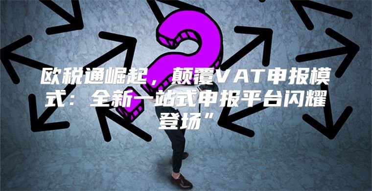 欧税通崛起，颠覆VAT申报模式：全新一站式申报平台闪耀登场”