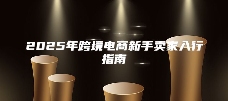 2025年跨境电商新手卖家入行指南