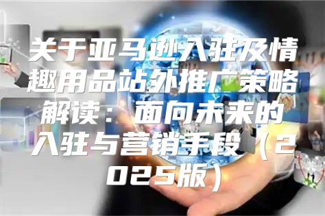 关于亚马逊入驻及情趣用品站外推广策略解读：面向未来的入驻与营销手段2025版