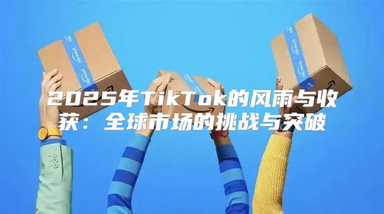 2025年TikTok的风雨与收获：全球市场的挑战与突破