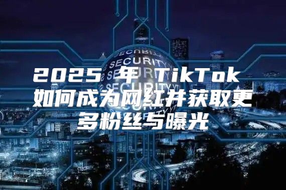 2025 年 TikTok 如何成为网红并获取更多粉丝与曝光