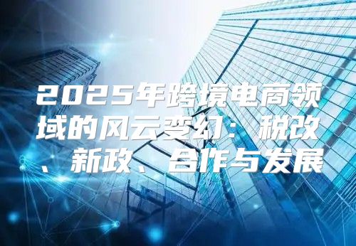 2025年跨境电商领域的风云变幻：税改、新政、合作与发展