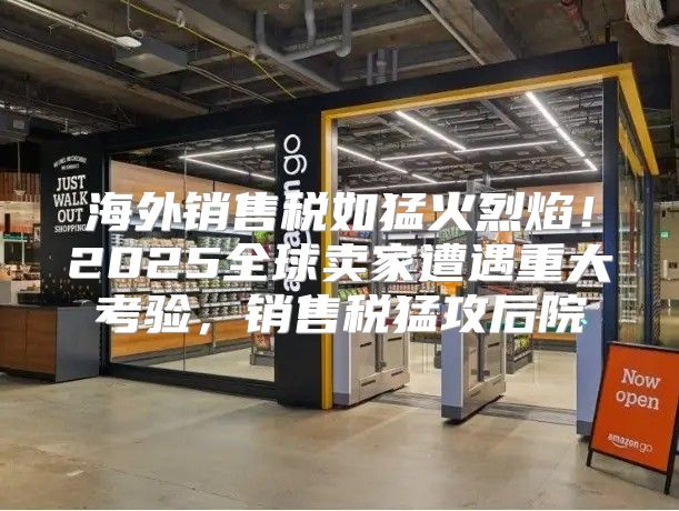 海外销售税如猛火烈焰！2025全球卖家遭遇重大考验，销售税猛攻后院