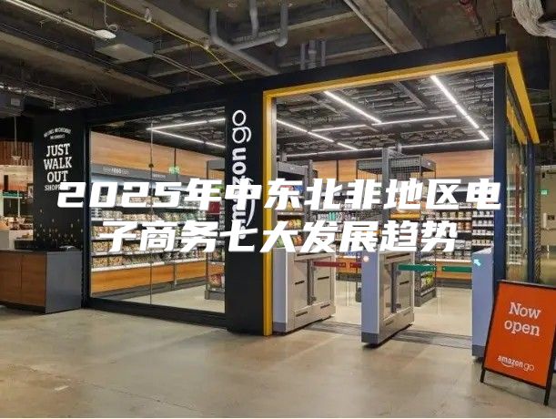 2025年中东北非地区电子商务七大发展趋势