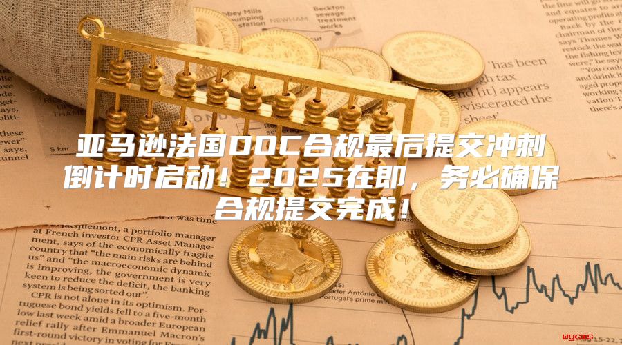 亚马逊法国DOC合规最后提交冲刺倒计时启动！2025在即，务必确保合规提交完成！