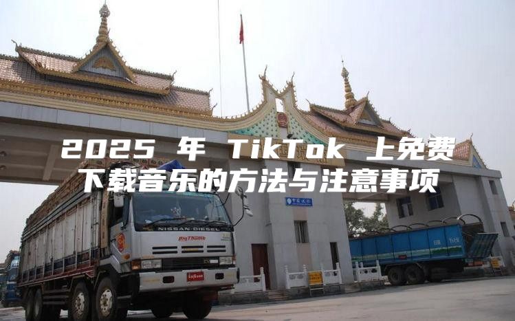 2025 年 TikTok 上免费下载音乐的方法与注意事项
