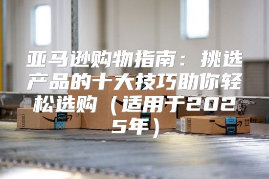 亚马逊购物指南：挑选产品的十大技巧助你轻松选购适用于2025年
