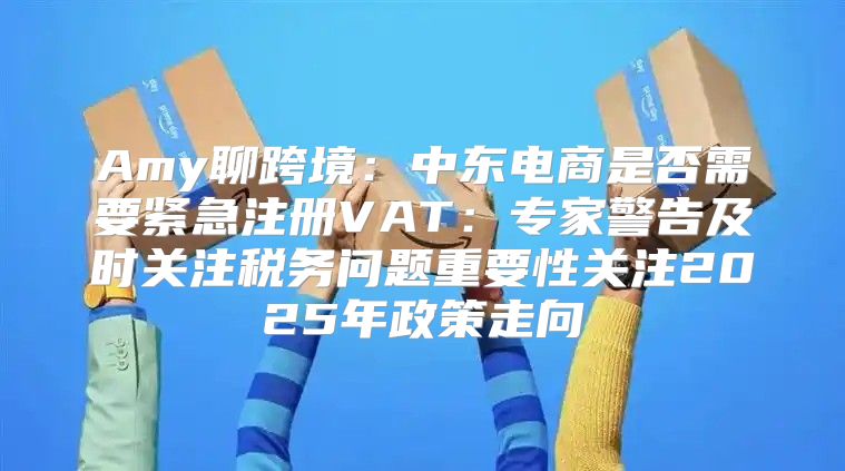 Amy聊跨境：中东电商是否需要紧急注册VAT：专家警告及时关注税务问题重要性关注2025年政策走向