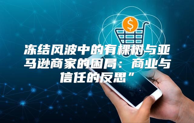 冻结风波中的有棵树与亚马逊商家的困局：商业与信任的反思”