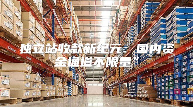 独立站收款新纪元：国内资金通道不限量”