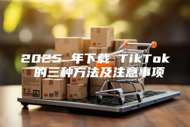 2025 年下载 TikTok 的三种方法及注意事项