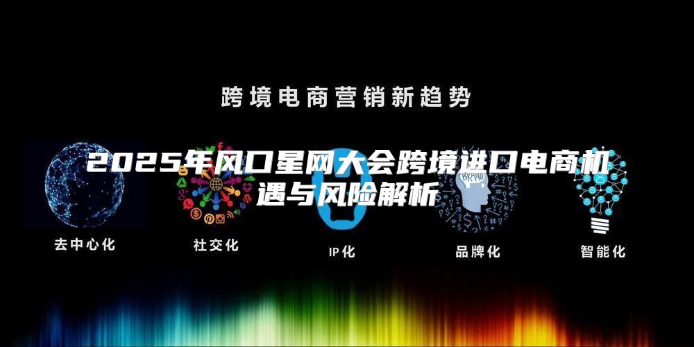 2025年风口星网大会跨境进口电商机遇与风险解析